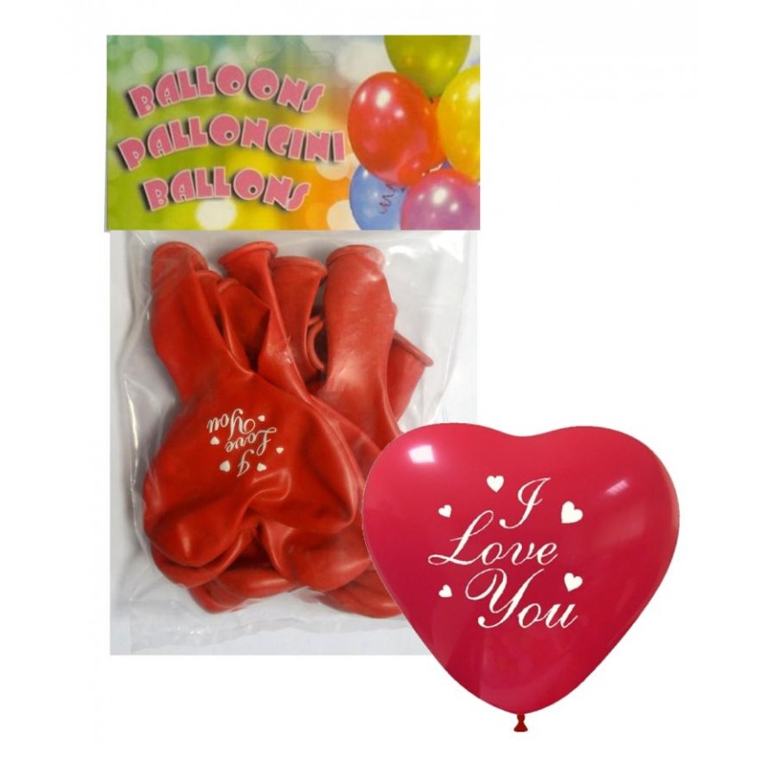 Palloncini GPF/12 Confezionati " I Love You "