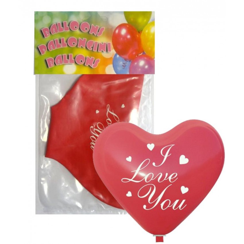 Palloncini GPF/13 Confezionati " I Love You "