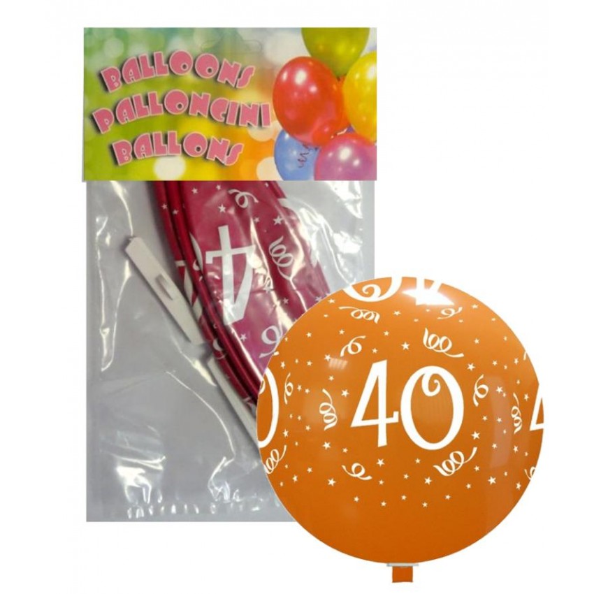 Palloncini PT/220 Confezionati " 40° Compleanno "