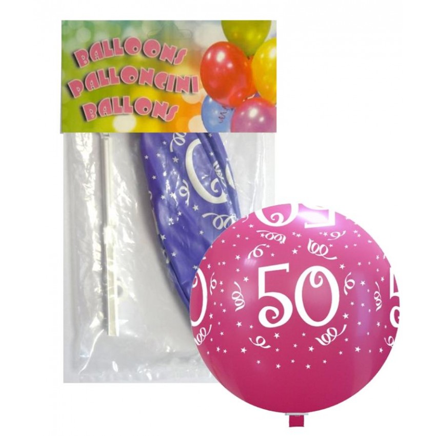 Palloncini PT/220 Confezionati " 50° Compleanno "