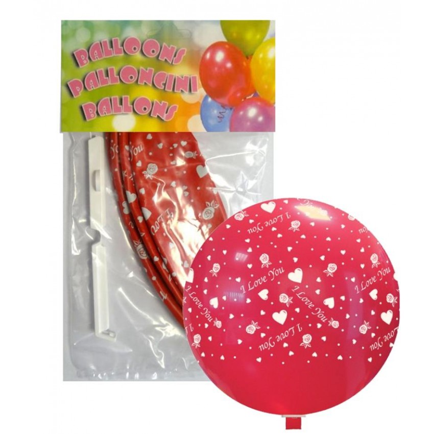 Palloncini PT/220 Confezionati " I Love You "
