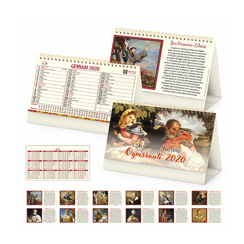Calendari da tavolo santi PA061