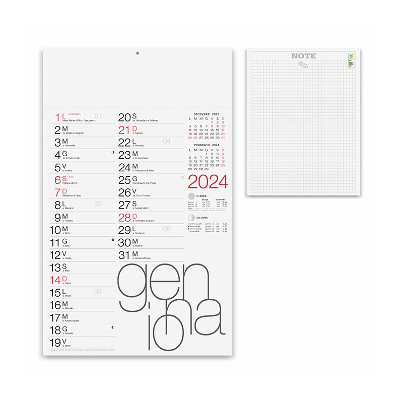 Calendario Olandese moderno pa615