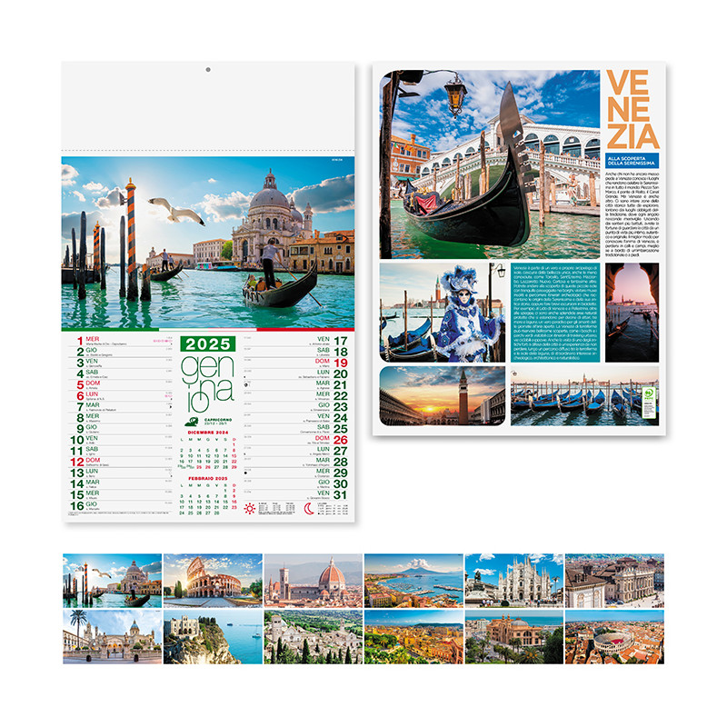 Calendario Citta` d'italia pa116