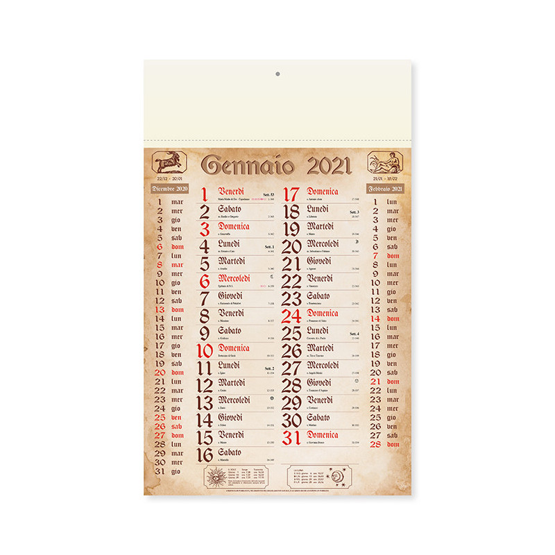 Calendario Olandese antico pa619