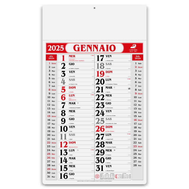 Calendario Olandese gigante pa520