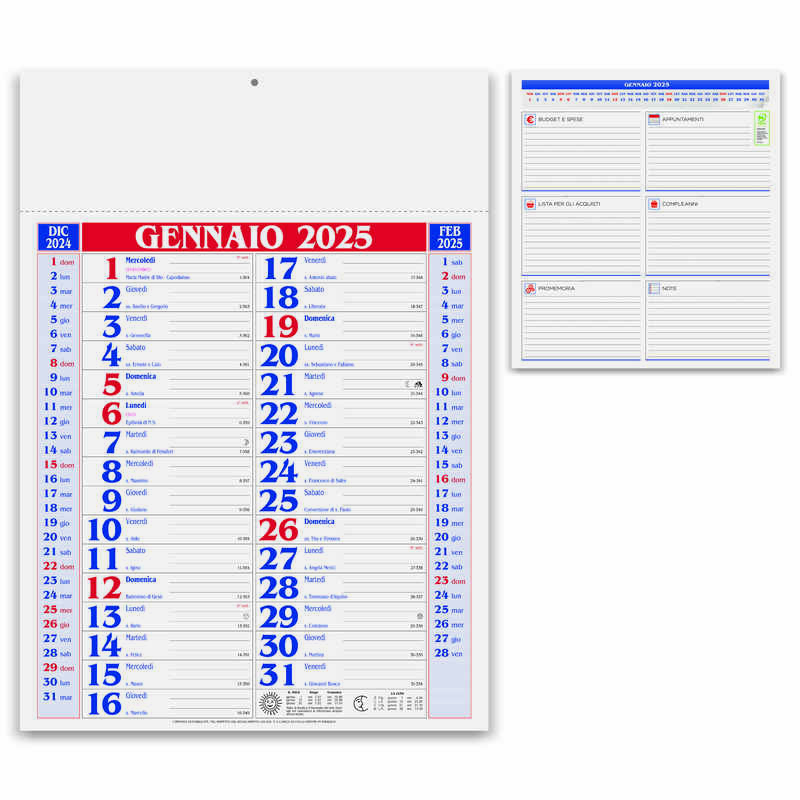 Calendario Olandese Classicio