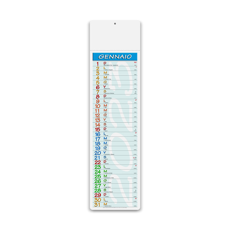 Calendario silhouette PA660
