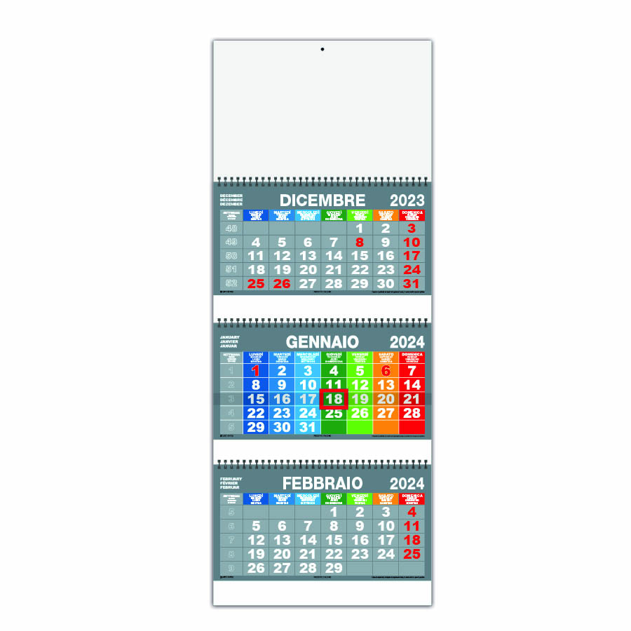 Calendario Tris SYF52