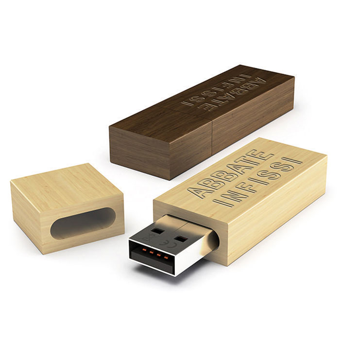 Chiavette USB personalizzate legno